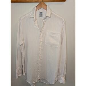 CORDINGS White Cotton Button Down Shirt Size 15.5 Mens British Heritage
